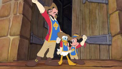 Illustration de Mickey, Donald, Dingo - Les trois mousquetaires