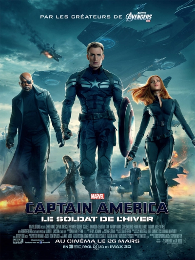 L'affiche de Captain America, le soldat de l'hiver