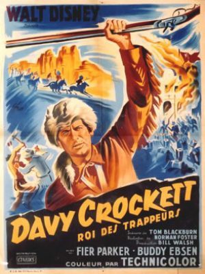 Affiche de Davy Crockett, Roi Des Trappeurs