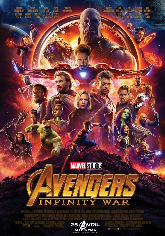 L'affiche de Avengers : Infinity War