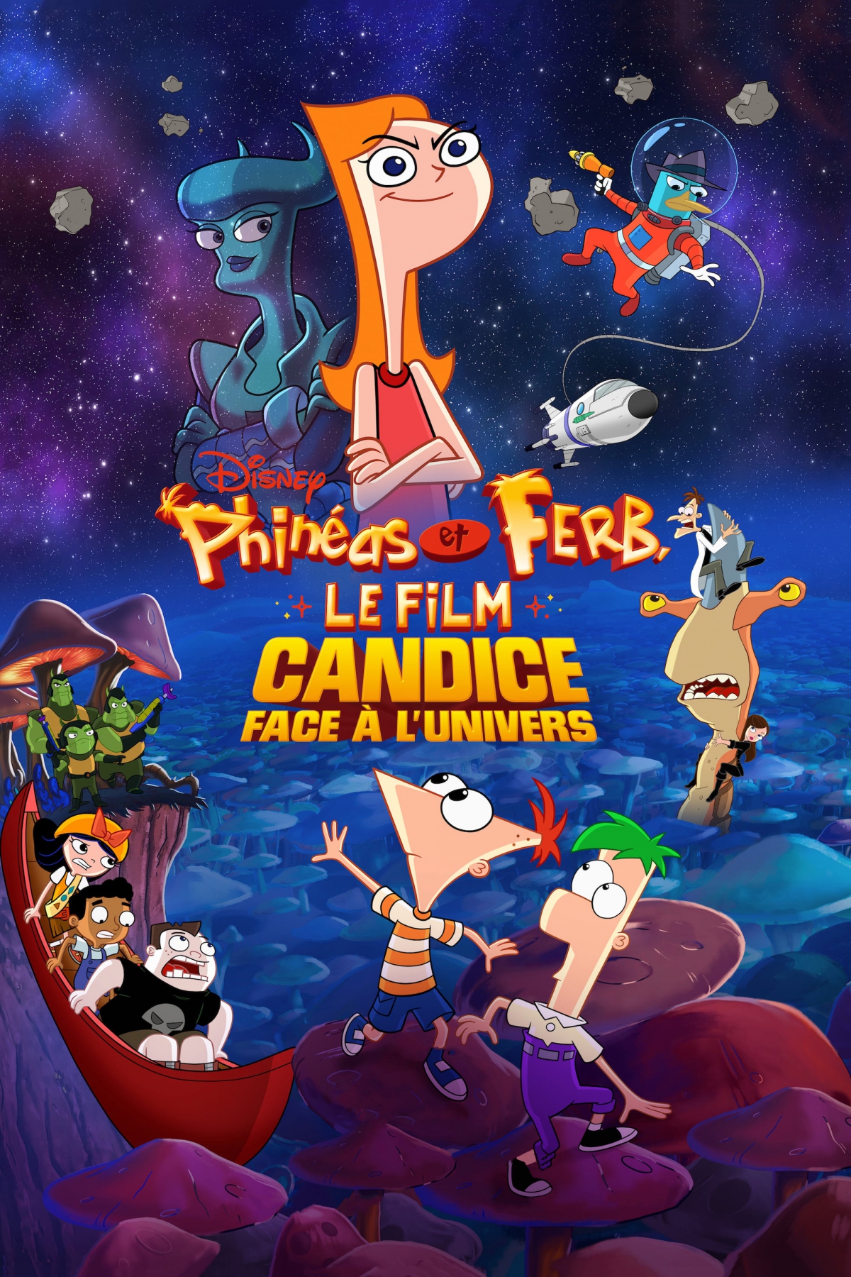 Affiche de Phineas et Ferb, le film : Candice face à l'univers