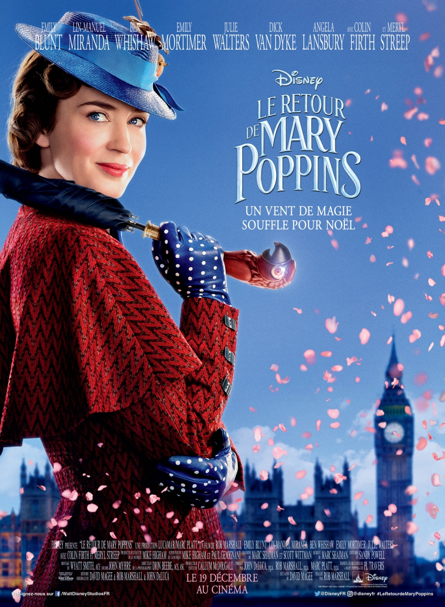 L'affiche de Le Retour de Mary Poppins