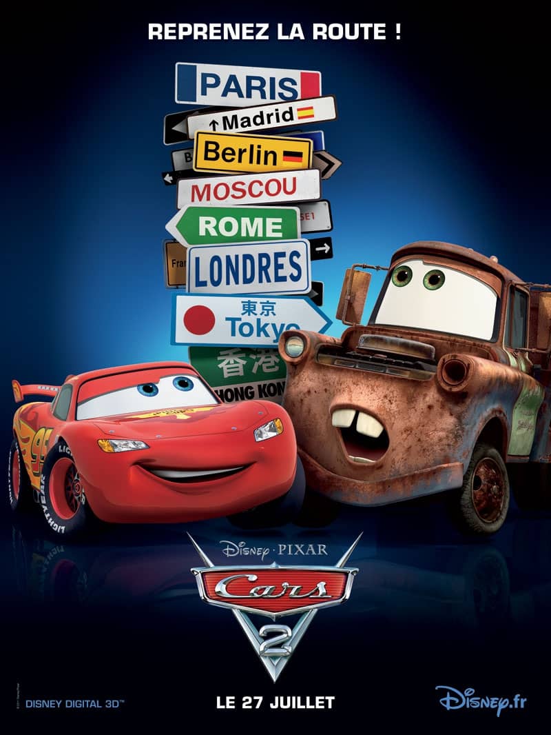 L'affiche de Cars 2