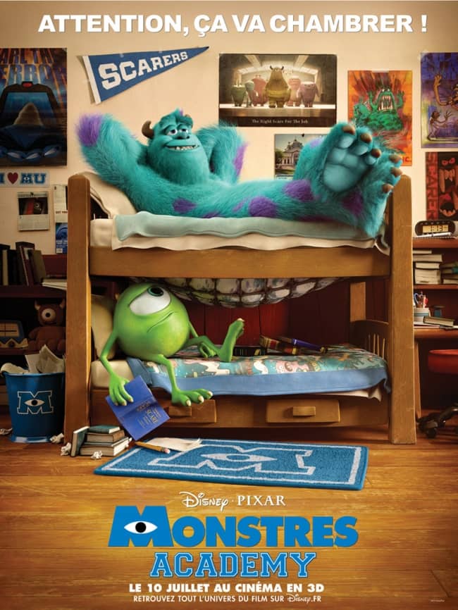Monstre et Cie et Monstres Academy 2 DVD Disney Pixar 