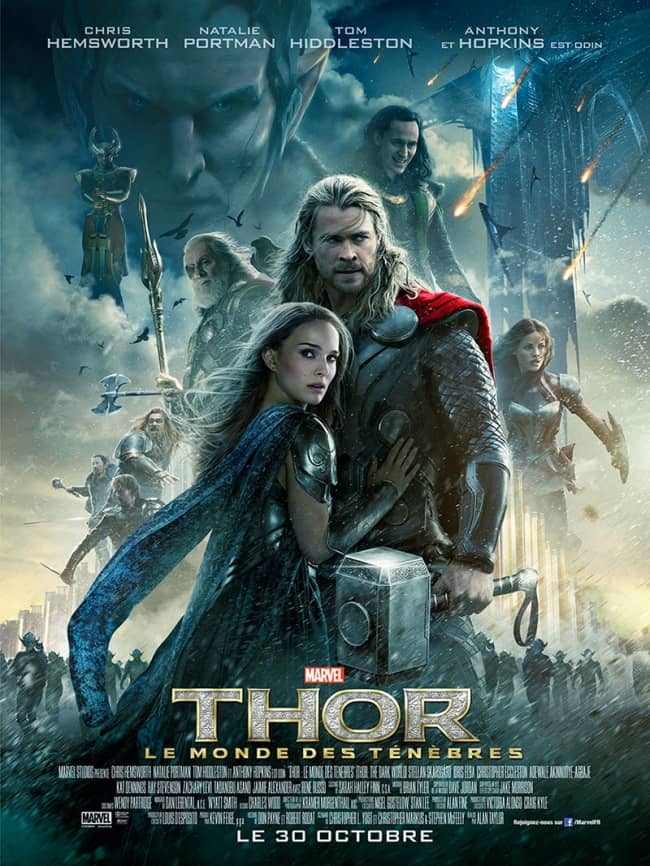 L'affiche de Thor : Le Monde des Ténèbres