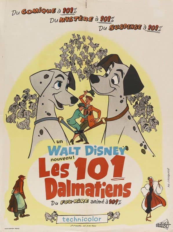L'affiche de Les 101 Dalmatiens