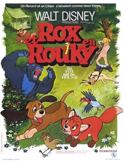 Illustration de Rox et Rouky
