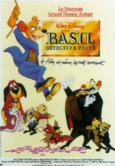 L'affiche de Basil, détective privé