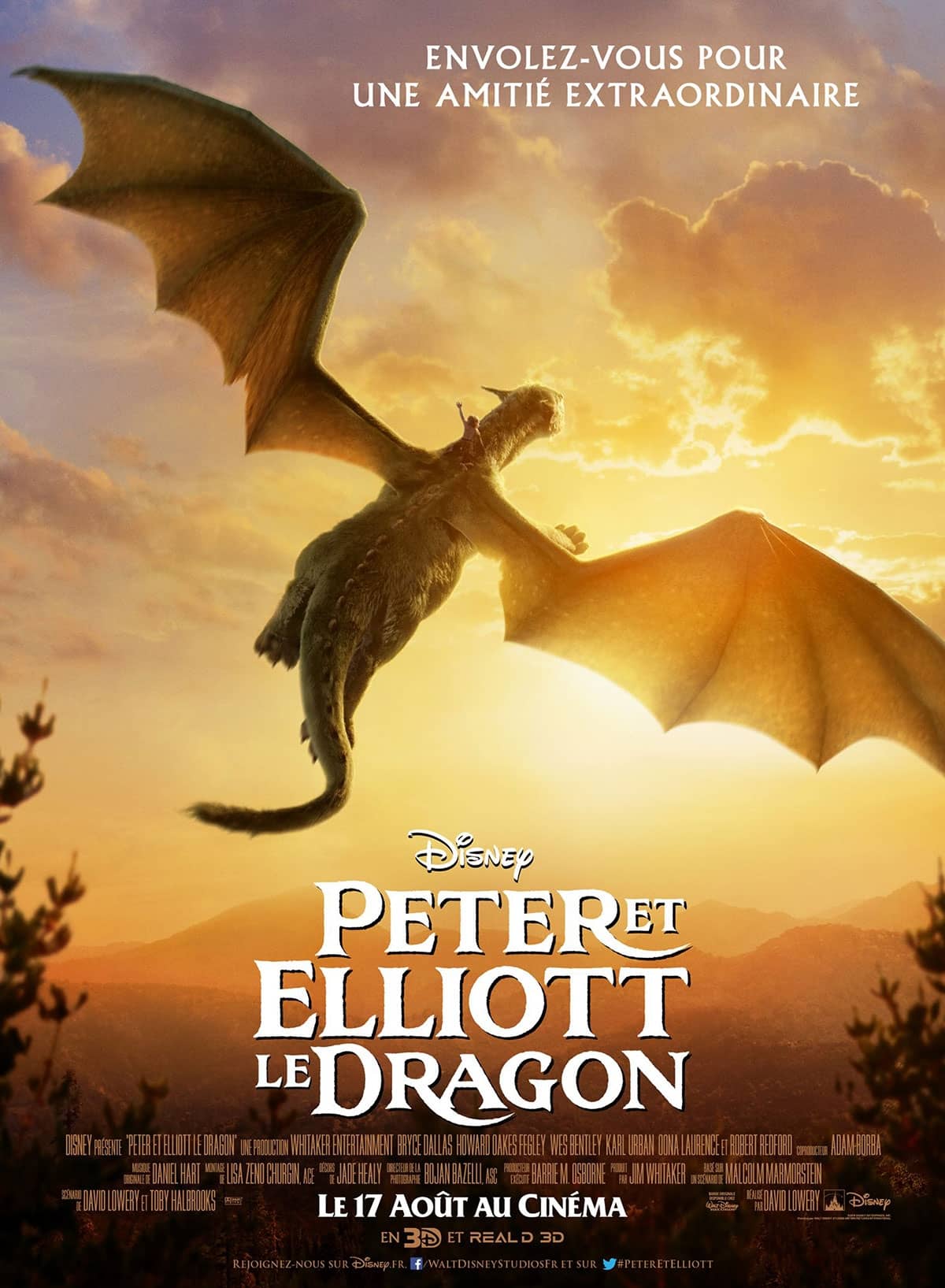 L'affiche de Peter et Elliott le dragon