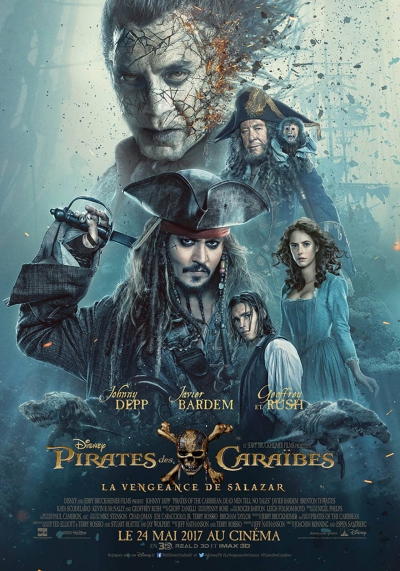 L'affiche de Pirates des Caraïbes : La vengeance de Salazar