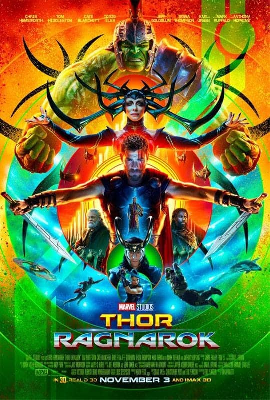 L'affiche de Thor : Ragnarok
