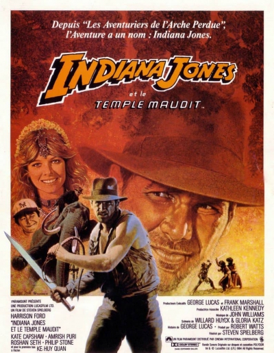 Affiche de Indiana Jones et le temple maudit