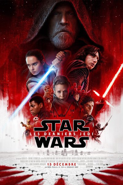 L'affiche de Star Wars : Les Derniers Jedi
