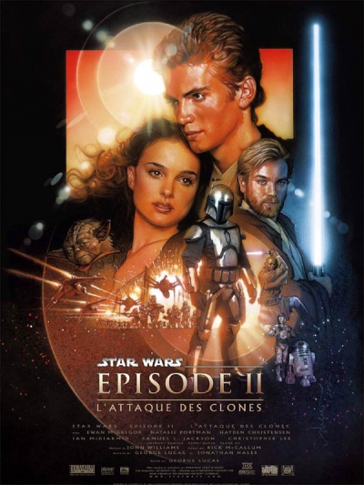 L'affiche de Star Wars, épisode II : L'Attaque des clones