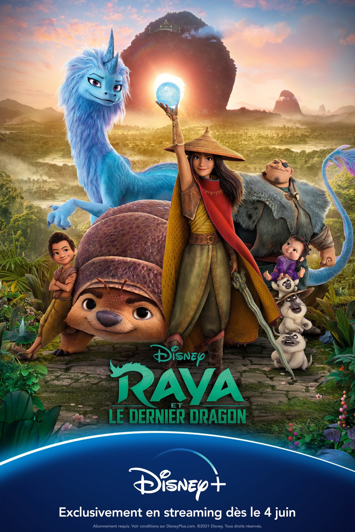 Affiche de Raya et le Dernier Dragon