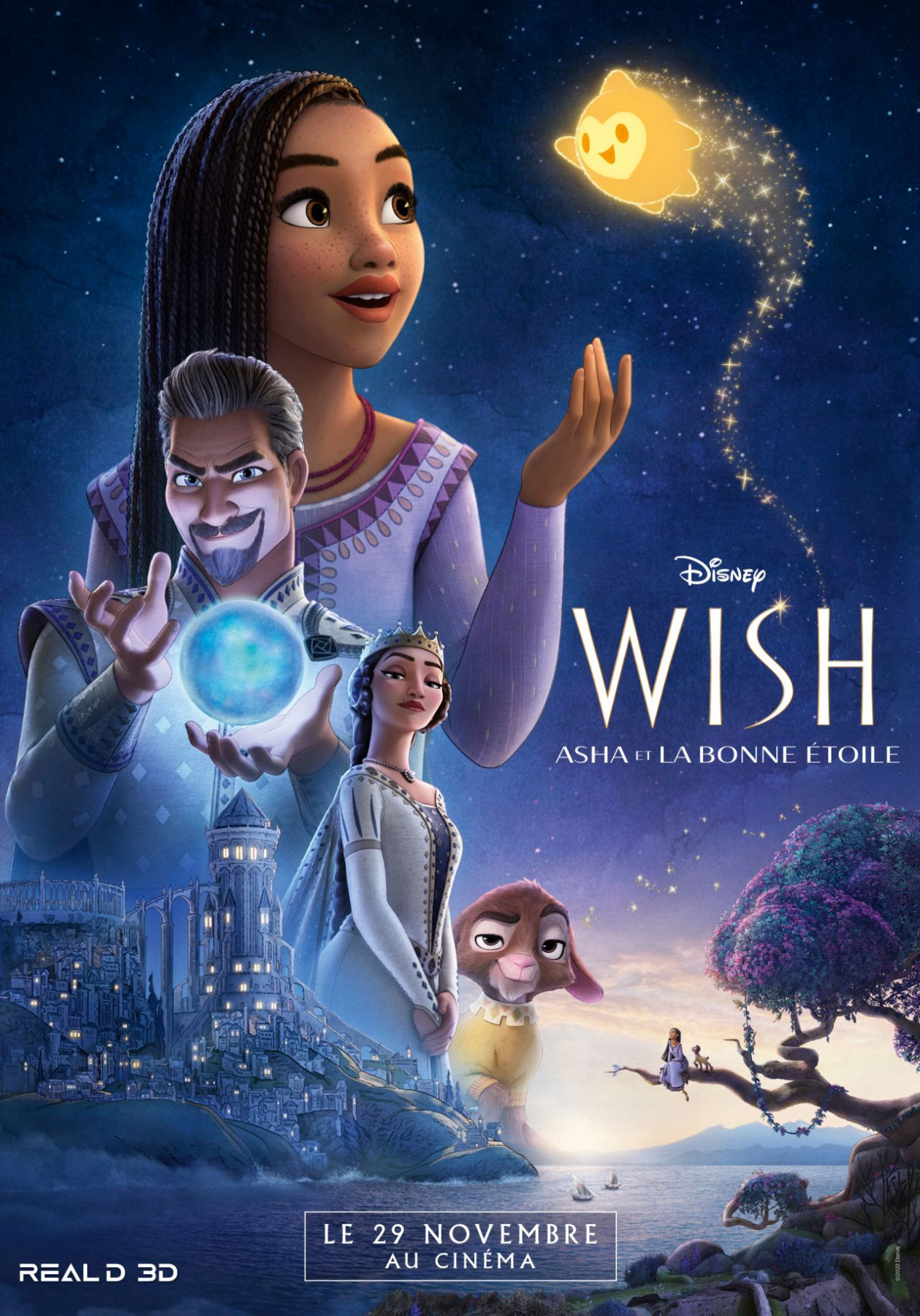 Illustration de Wish, Asha et la bonne étoile