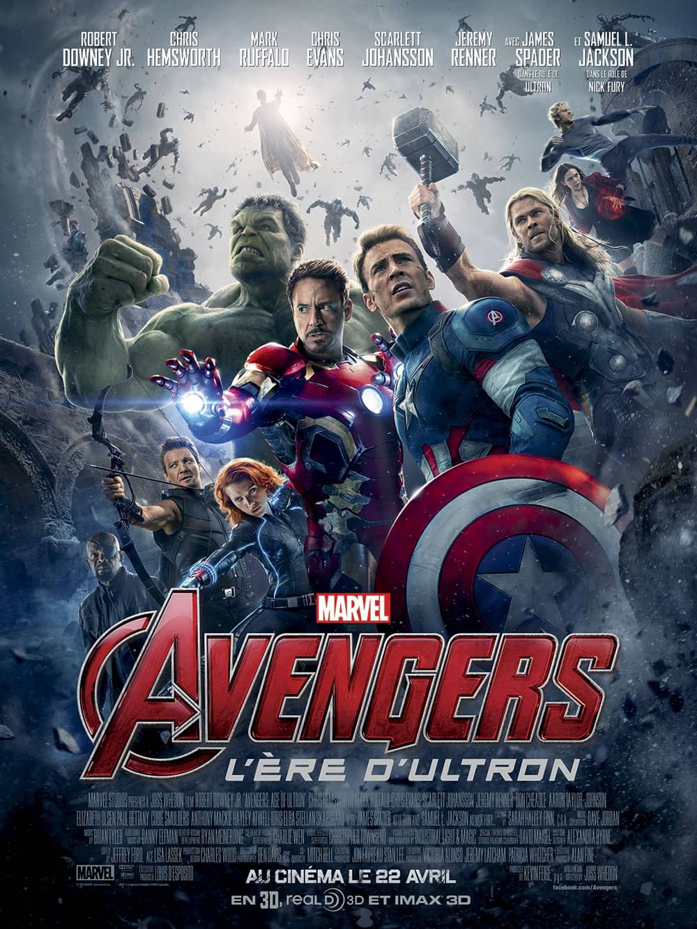 L'affiche de Avengers : L'ère d'Ultron