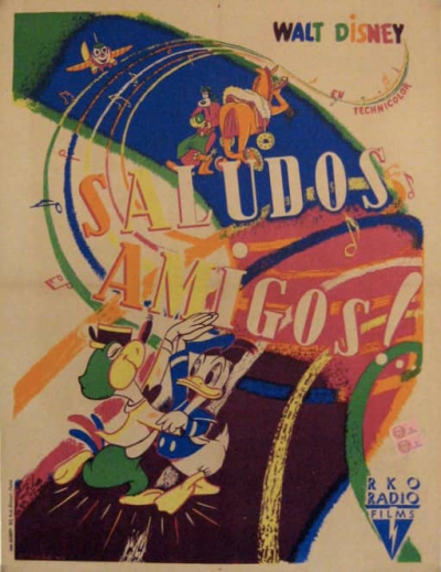 L'affiche de Saludos Amigos