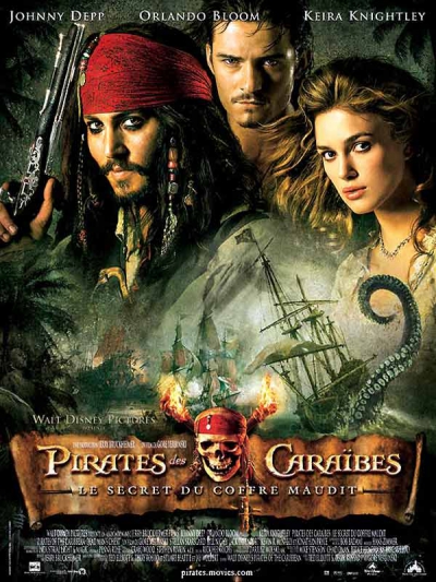 L'affiche de Pirates des Caraïbes : Le Secret du coffre maudit