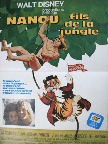 L'affiche de Nanou, fils de la jungle