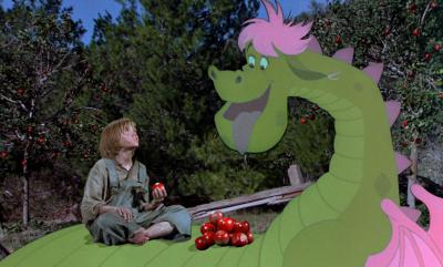 Illustration de Peter et Elliott le dragon